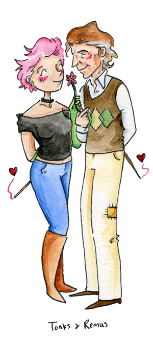 Tonks and Remus