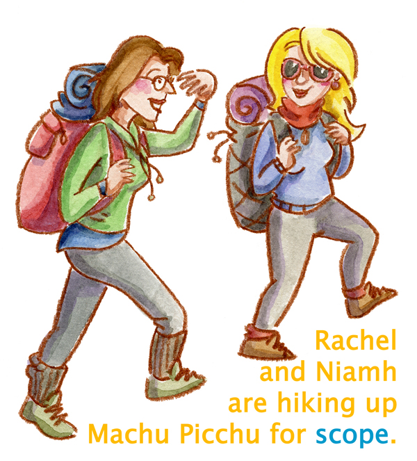 Rachel and Niamh